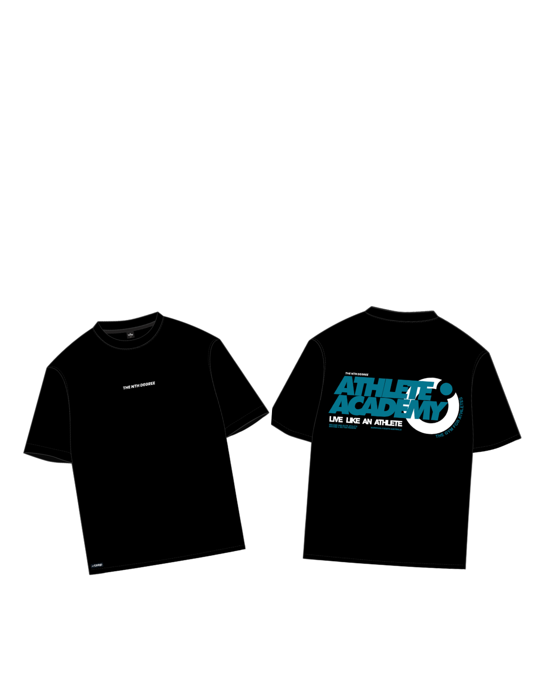 Athlete Academy Tee in black